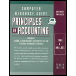 Computer Resource Guide : To Accompany Hanson, Hamre, Walgenbach, Principles of Accounting / With 3.5" and 5" Disks