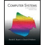 Computer Systems : Programmer's Perspectives