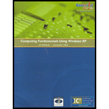 Computing Fundamentals Using Win. XP
