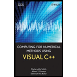 Computing for Numerical Methods Using Visual C++