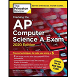 Cracking the AP Computer Science A Exam, 2020 Edition: Practice Tests & Prep for the NEW 2020 Exam
