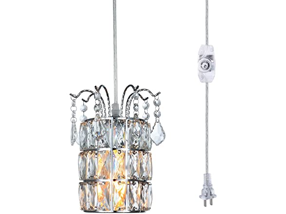 Creatgeek Crystal Pendant Light