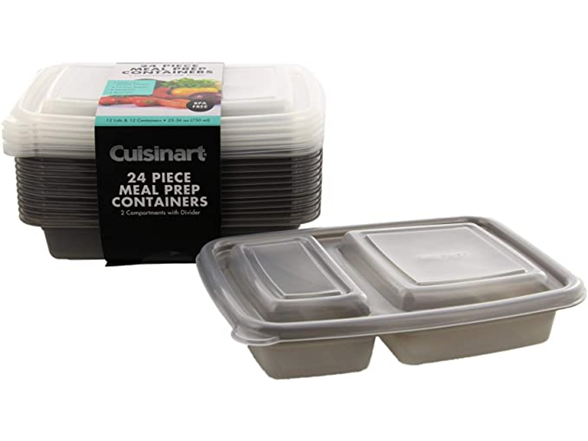 Cuisinart Meal Prep 2 Section Containers