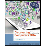 DISCOVERING COMPUTERS, ESSENTIALS C2016