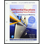 Differential Equations and Boundary Value Problems: Computing and Modeling Tech Update (Looseleaf)