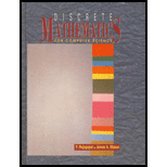 Discrete Mathematics for Computer Science, (Canadian Edition)