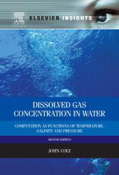 Dissolved Gas Concentration In Water: Computation As Functions Of Tempe