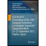 ECSCW 2013: Proceedings of the 13th European Conference on Computer Supported Cooperative Work, 21-25 September 2013, Paphos, Cyprus