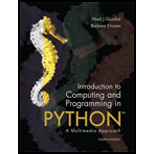 EIntro. to Computing and Prog. in Python