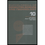 Encyclopedia of Computer Science and Technology, Volume 10