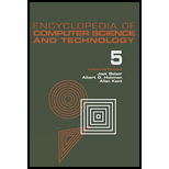 Encyclopedia of Computer Science and Technology, Volume 5