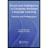 Errors and Intelligence in Computer-Assisted Language Learning
