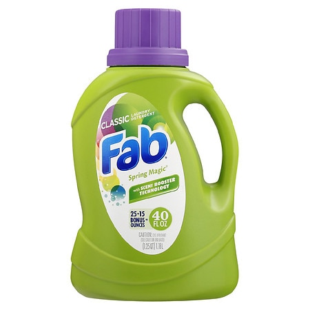 Fab Liquid Laundry Detergent - 40.0 oz