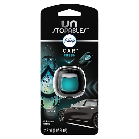 Febreze Unstopables Car Odor-Eliminating Car Freshener Vent Clip - 0.07 oz