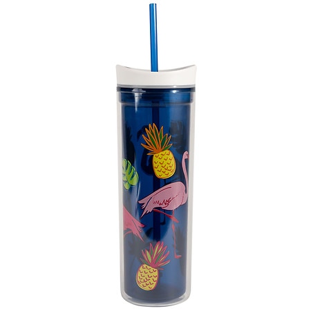 Festive Voice Blue Printed Infinity Tumbler - 1.0 ea