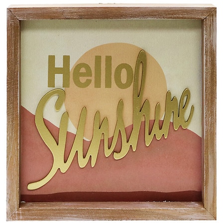 Festive Voice Hello sunshine table decor - 1.0 EA