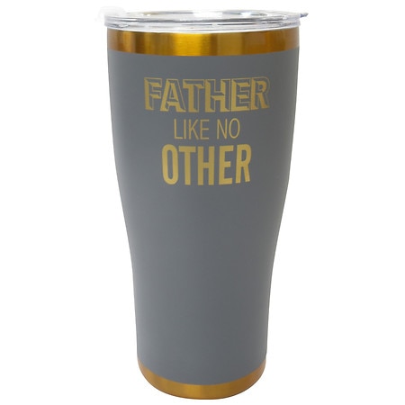 Festive Voice Travel Tumbler Grey - 1.0 ea