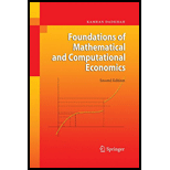 Foundations of Mathematical and Computational Economics