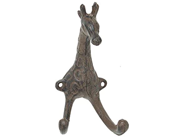 GSM - Iron Giraffe Coat Hook