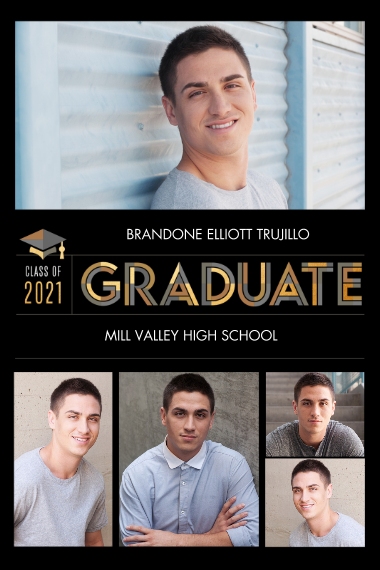 Graduation 20x30 Poster(s), Board, Home Décor -Color Block