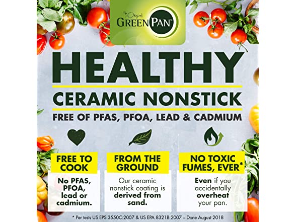 GreenPan Ceramic Nonstick Pot & Pans 5-PC Set