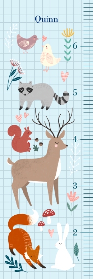 Growth Charts Growth Chart 6x2, Posters -Forest Friends