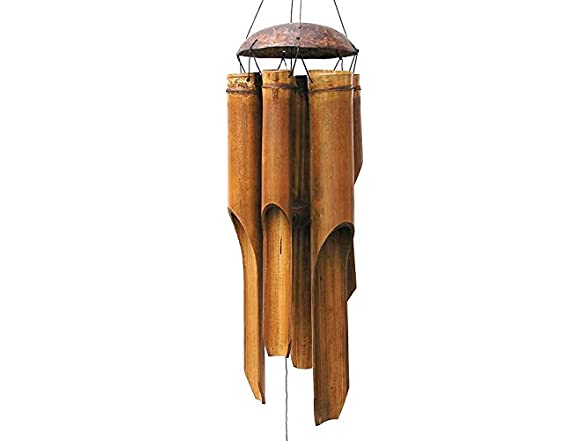 Heveus Bamboo Wind Chime | Plain Antique