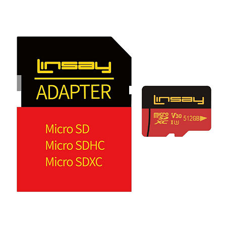 High Speed Micro SD Card 512GB V30 4K Ultra HD, One Size , Black