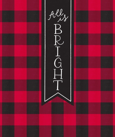 Holiday Plush Fleece Photo Blanket, 50x60, Gifts -All is Bright