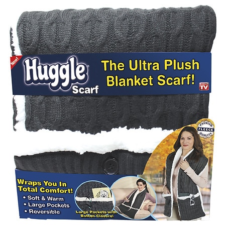 Huggle Blanket Scarf One Size Fits most - 1.0 ea