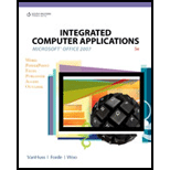 Integrated Computer Applications - Text Only