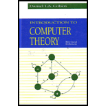 Intro. to Computer Theory