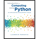 Intro. to Computing Using Phython