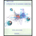 Introduction to Business Computing : Excel and Access (Custom)