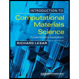 Introduction to Computational Materials Science