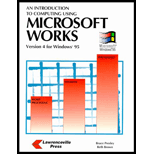 Introduction to Computers Using Microsoft Works for Windows 95