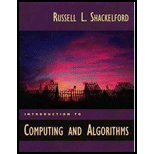 Introduction to Computing & Algorithms