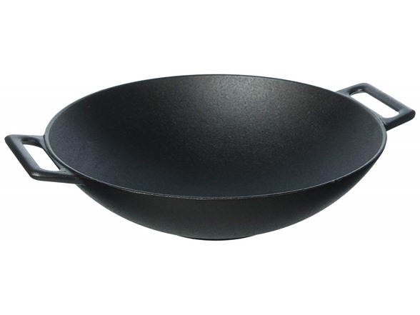 Jim Beam 12'' Cast Iron Grilling Wok