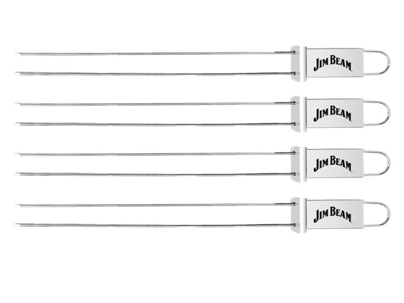 Jim Beam Double Prong Flat Skewers