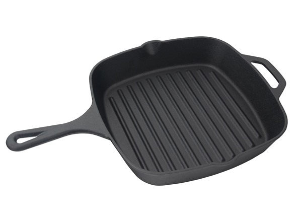 Jim Beam Ridged Cast Iron Skillet