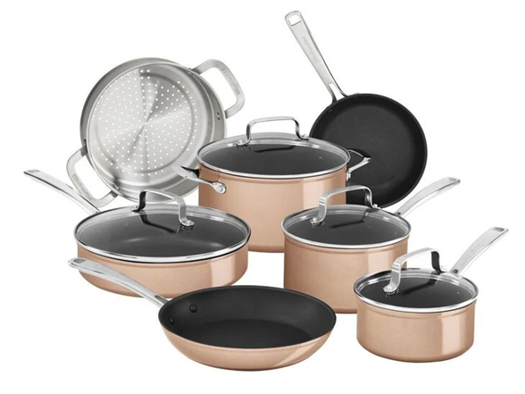 KitchenAid 11pc Non-Stick Cookware Set