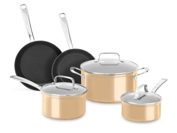 KitchenAid 8pc Non-Stick Cookware Set