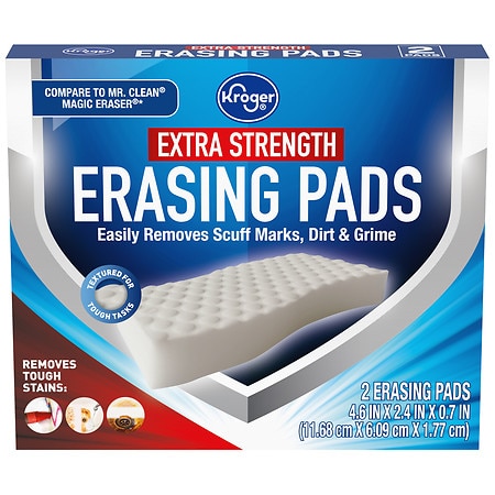 Kroger Extra Strength Erasing Pads - 2.0 ea