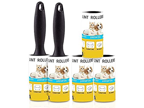 Large Pet Hair Lint Rollers (5-Pack)