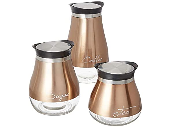 Le Regalo 3 Piece Storage Jar Set