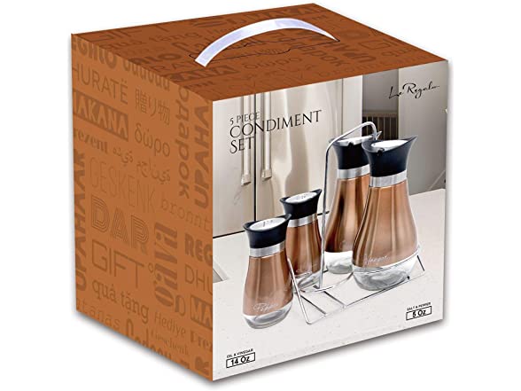 Le Regalo 5 Piece Condiment Set