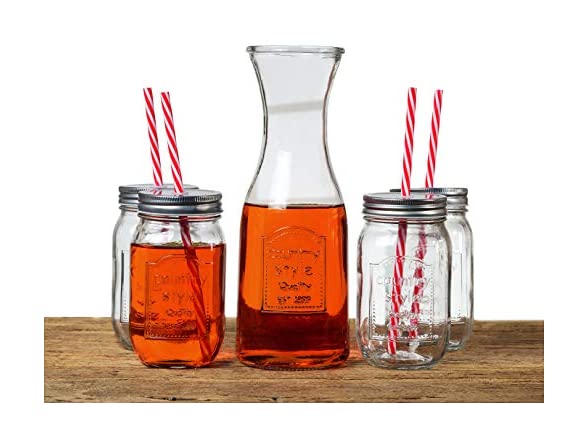 Le Regalo 5 Piece Mason Jar Set