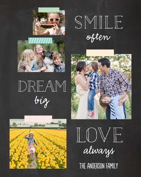 Love 16x20 Adhesive Poster, Home Décor -Smile Dream Love