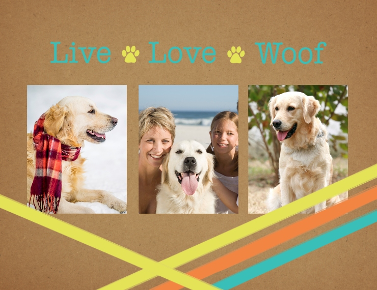 Love Plush Fleece Baby Blanket, 30x40, Gifts -Live Love Woof