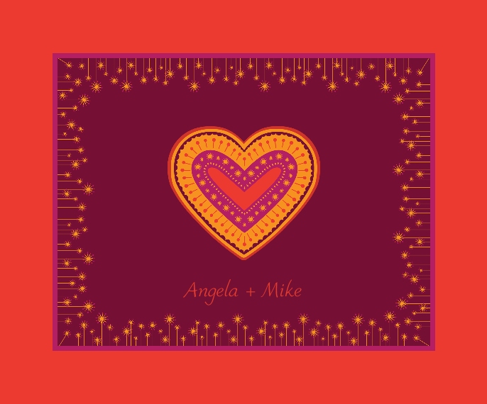 Love Plush Fleece Photo Blanket, 50x60, Gifts -Colorful Heart